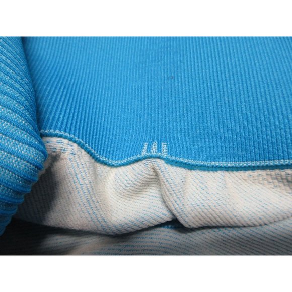 Women's blue seamless compression workout leggings, like Gymshark - Picture 8 of 12